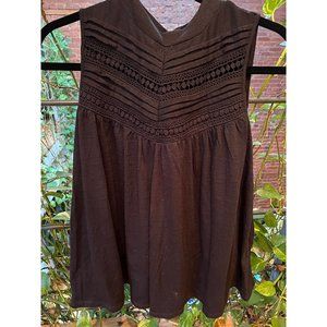 Cable & Gauge Black Boho Blouse